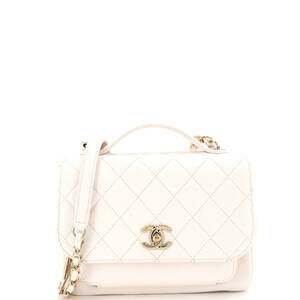 Chanel Small Business Affinity Flap Bag Quilted Caviar